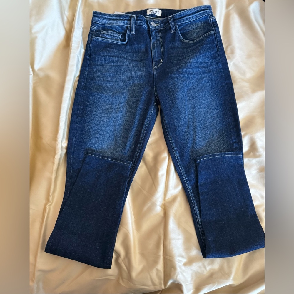 L’AGENCE Marguerite High Rise Grove Denim Blue Skinny Jean Size 29 Long